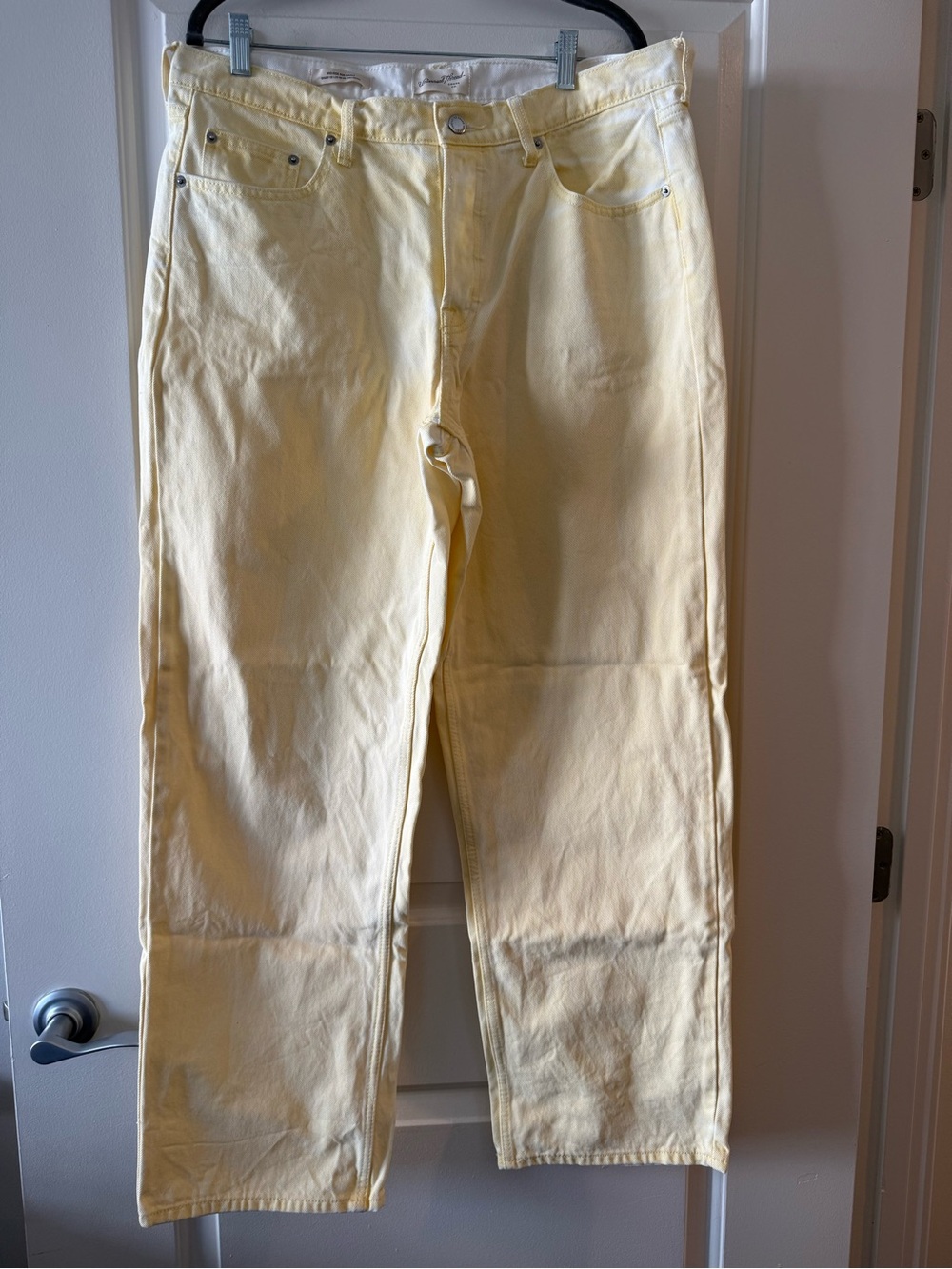 Target Universal Thread Soft Yellow Wide Leg Jeans